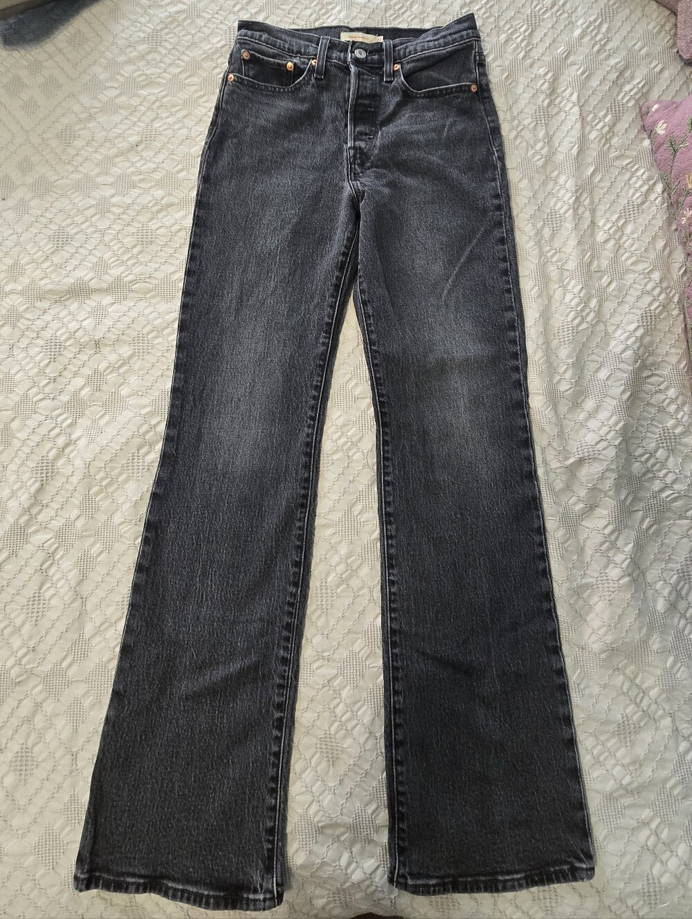 Levi's Premium Black Wedgie Bootcut Jeans
